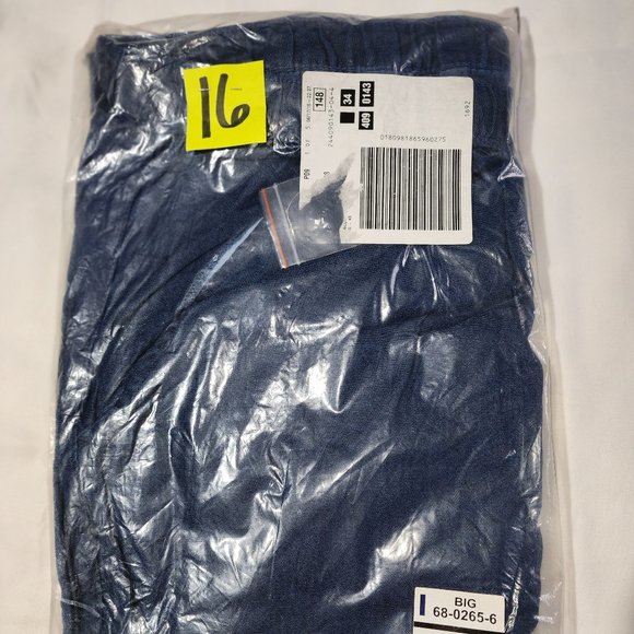 King Size Navy Blue Denim Casual Pants 7XL x 38 - Picture 1 of 2